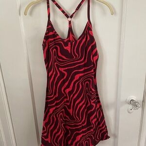 Outdoor Voices XS Exercise Dress Raspberry Swirl